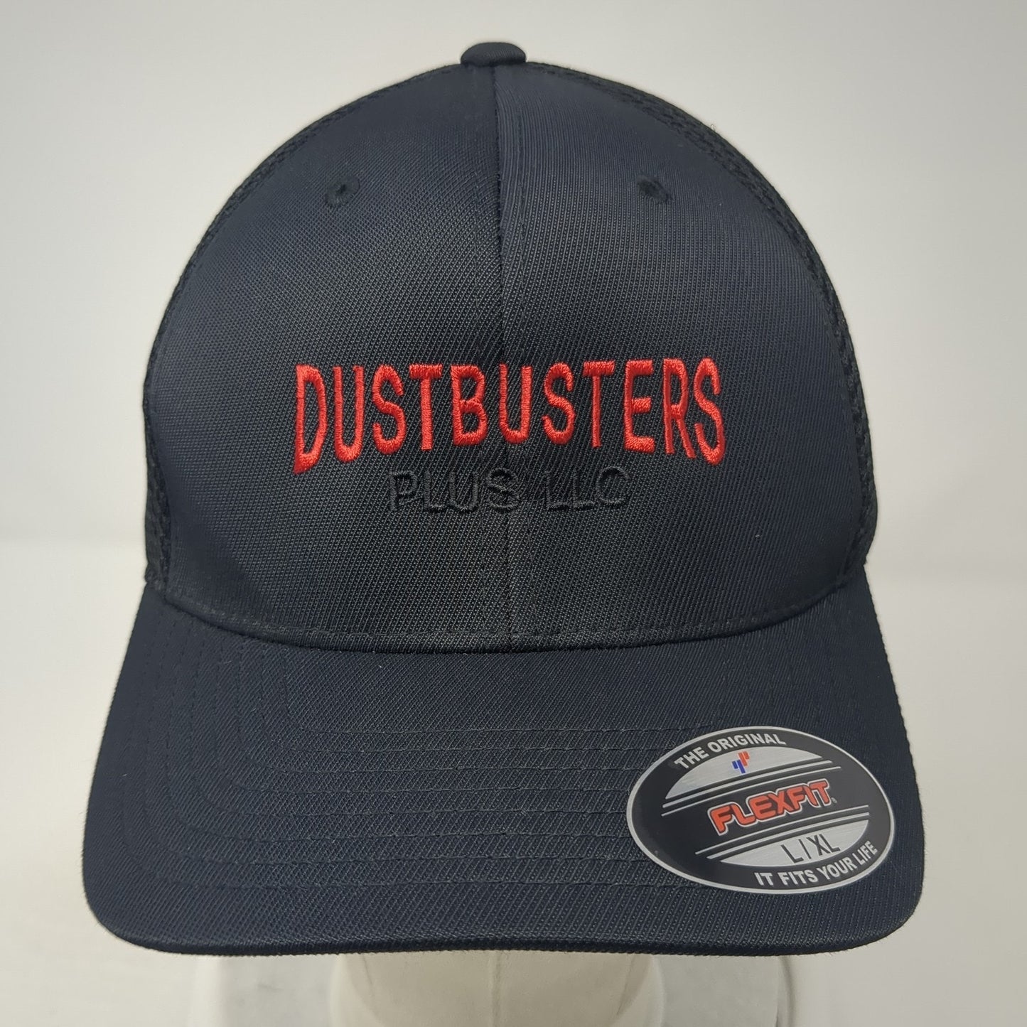 Dustbusters Plus LLC Fitted Baseball Cap Black XL Embroidered Flexfit Yupoong