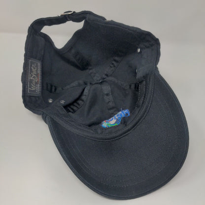 Field Slideback Hat Black One Size Adjustable Embroidered Head Shotz KC Caps