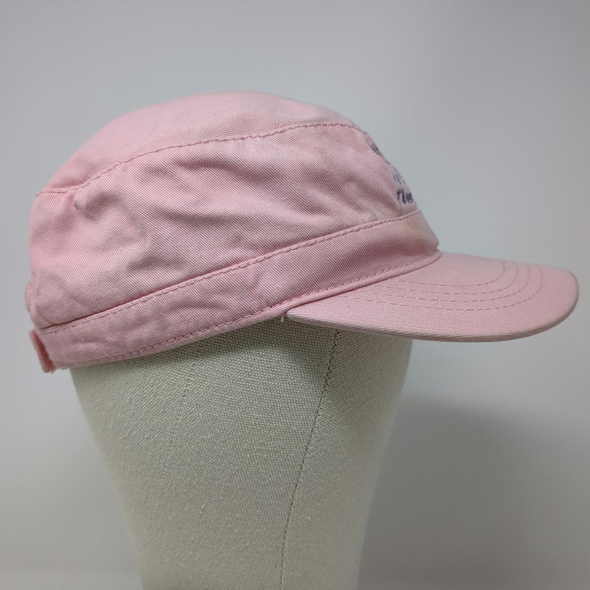 Otto Army Cap Pink One Size Strapback Lochsa Three Rivers Idaho Cotton Hat