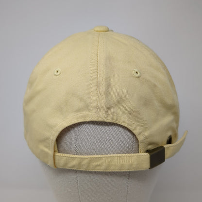 You Know Slideback Baseball Cap Yellow One Size Adjustable Embroidered 6 Panel