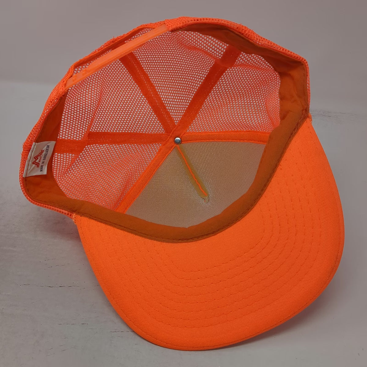 Mohr's Trucker Hat Orange One Size Idaho Transportation Department Mesh Snapback
