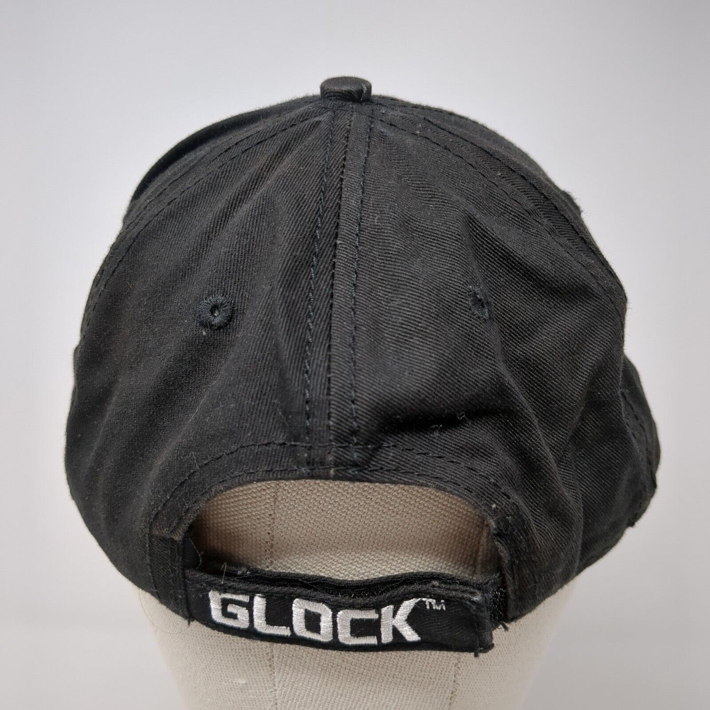Glock Shooting Sports Strapback Hat Black One Size Adjustable 6 Panel