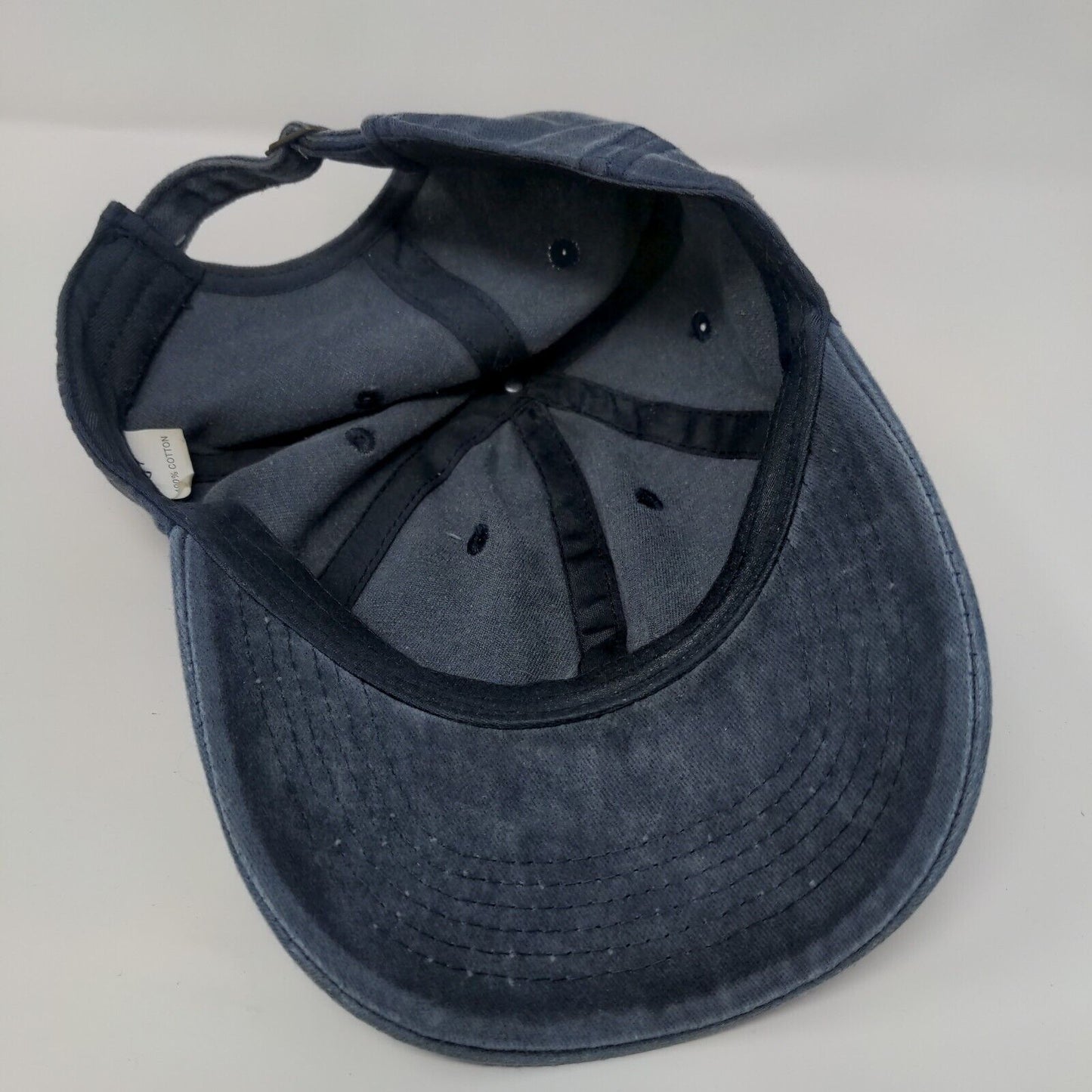 Unbranded Slideback Hat Blue OSFA Adjustable Blank 6 Panel Solid