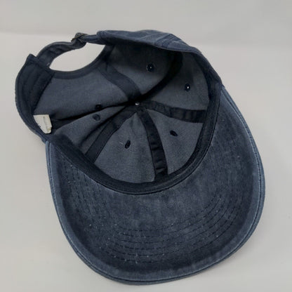 Unbranded Slideback Hat Blue OSFA Adjustable Blank 6 Panel Solid