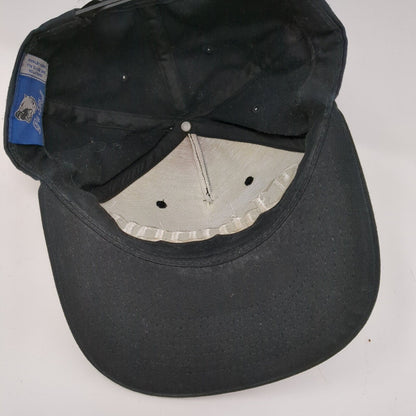 Chingon Snapback Hat Black One Size Adjustable Embroidered Pit Bull Cotton