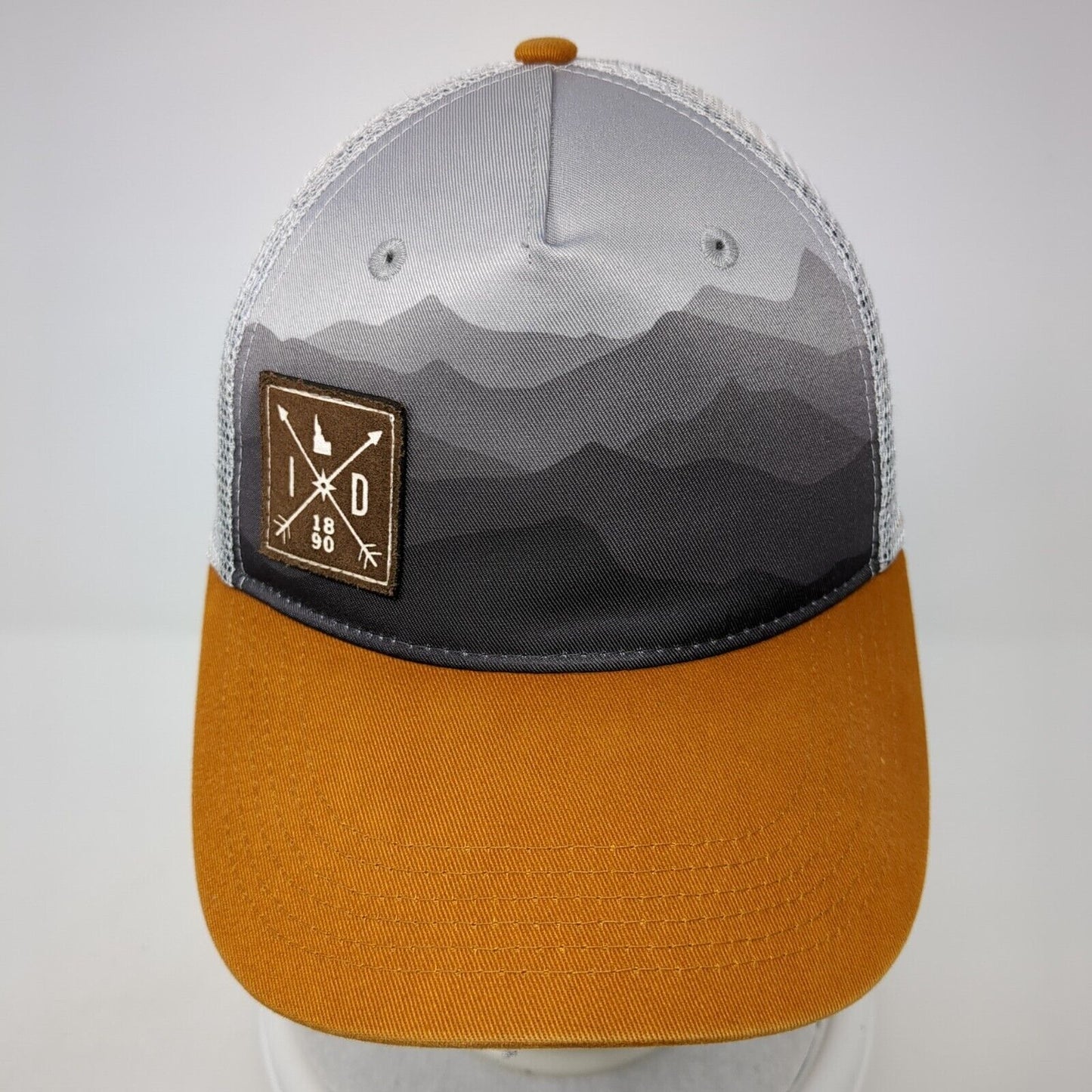 ID 1890 Patch Snapback Mesh Back Trucker Hat Multi One Size Cirque