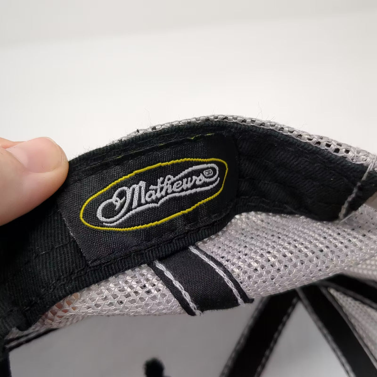 Mathews Archery Trucker Hat Black One Size Adjustable Snapback Embroidered Cap