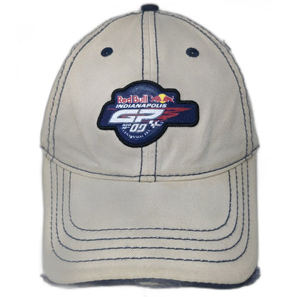 Baseball Cap Beige Blue One Size GP 09 MotoGP Centennial IMS Motor Speedway Hat