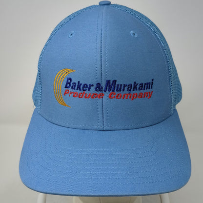 Richardson Trucker Hat Blue One Size Baker Murakami Produce Company Mesh Back