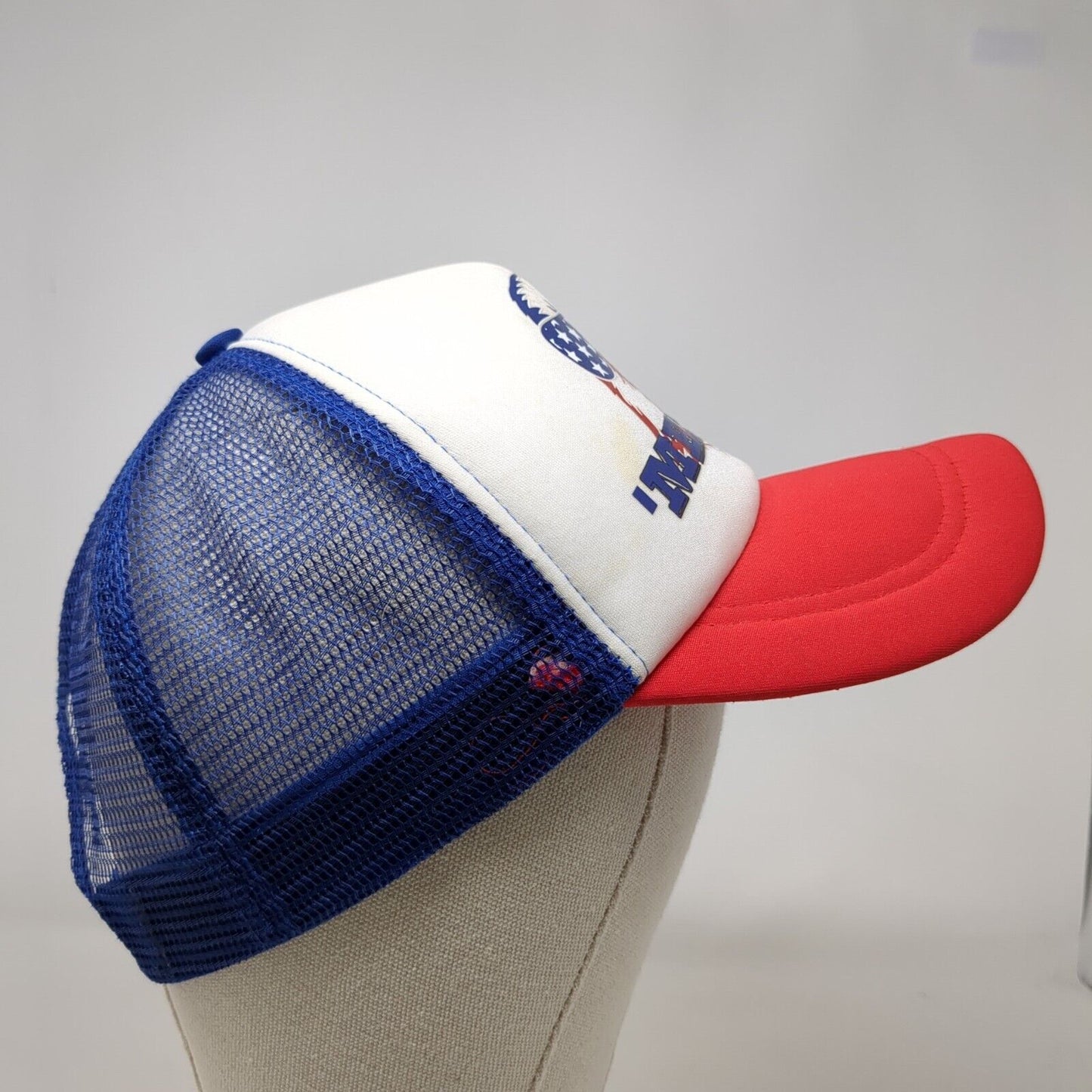 Way To Celebrate Patriotic Eagle Trucker Hat Multicolor OSFA 'Merica