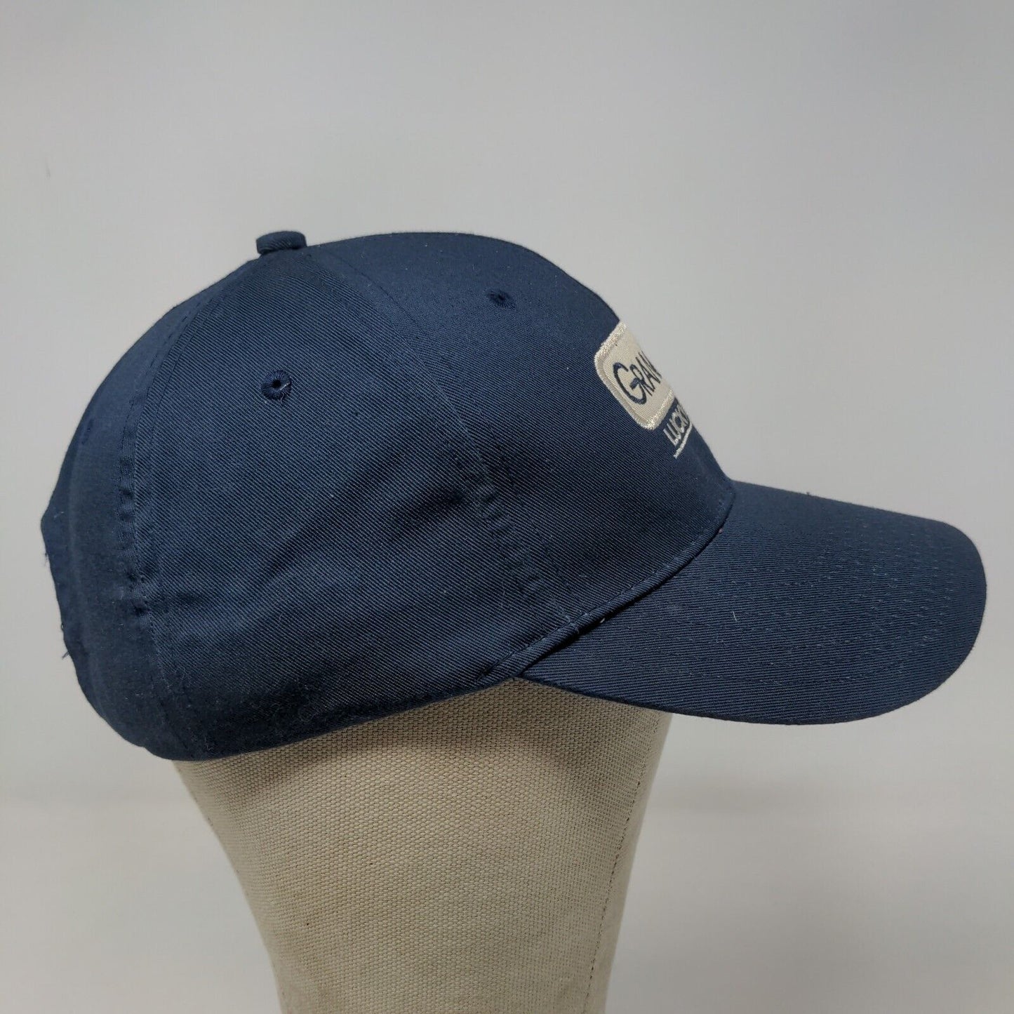 Signatures Men's Slideback Hat Blue OSFM Embroidered Grandpa's Lucky Cap Logo