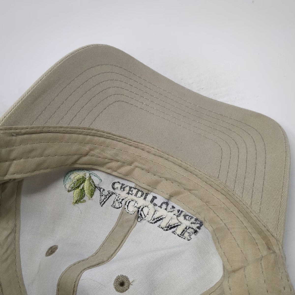 AMC Baseball Cap Beige One Size Argonne Credit Union Embroidered Slideback hat