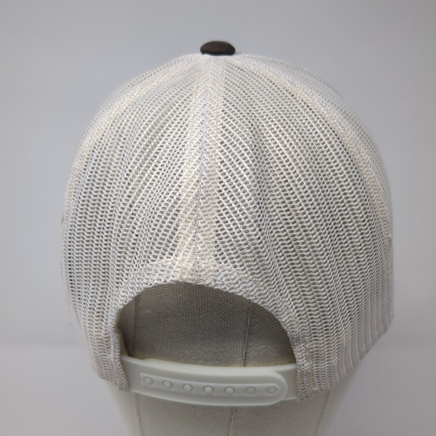 The Classics Yupoong Snapback Trucker Hat Black One Size Adjustable Mesh Back