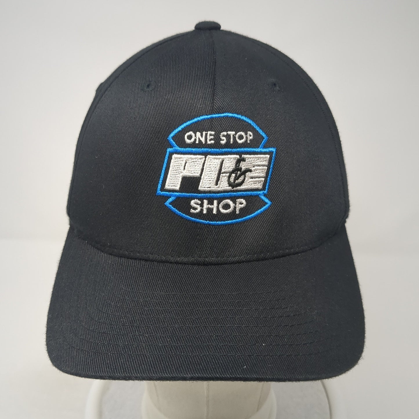 One Stop Shop PC&E Atlanta Fitted Baseball Cap Black XL Flexfit Port Authority