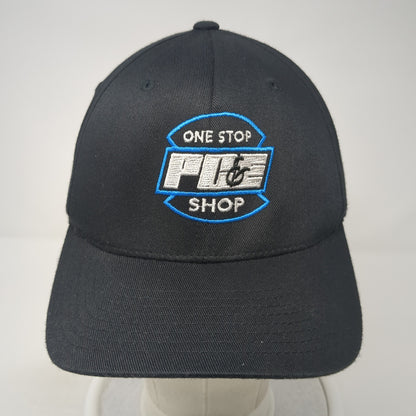 One Stop Shop PC&E Atlanta Fitted Baseball Cap Black XL Flexfit Port Authority