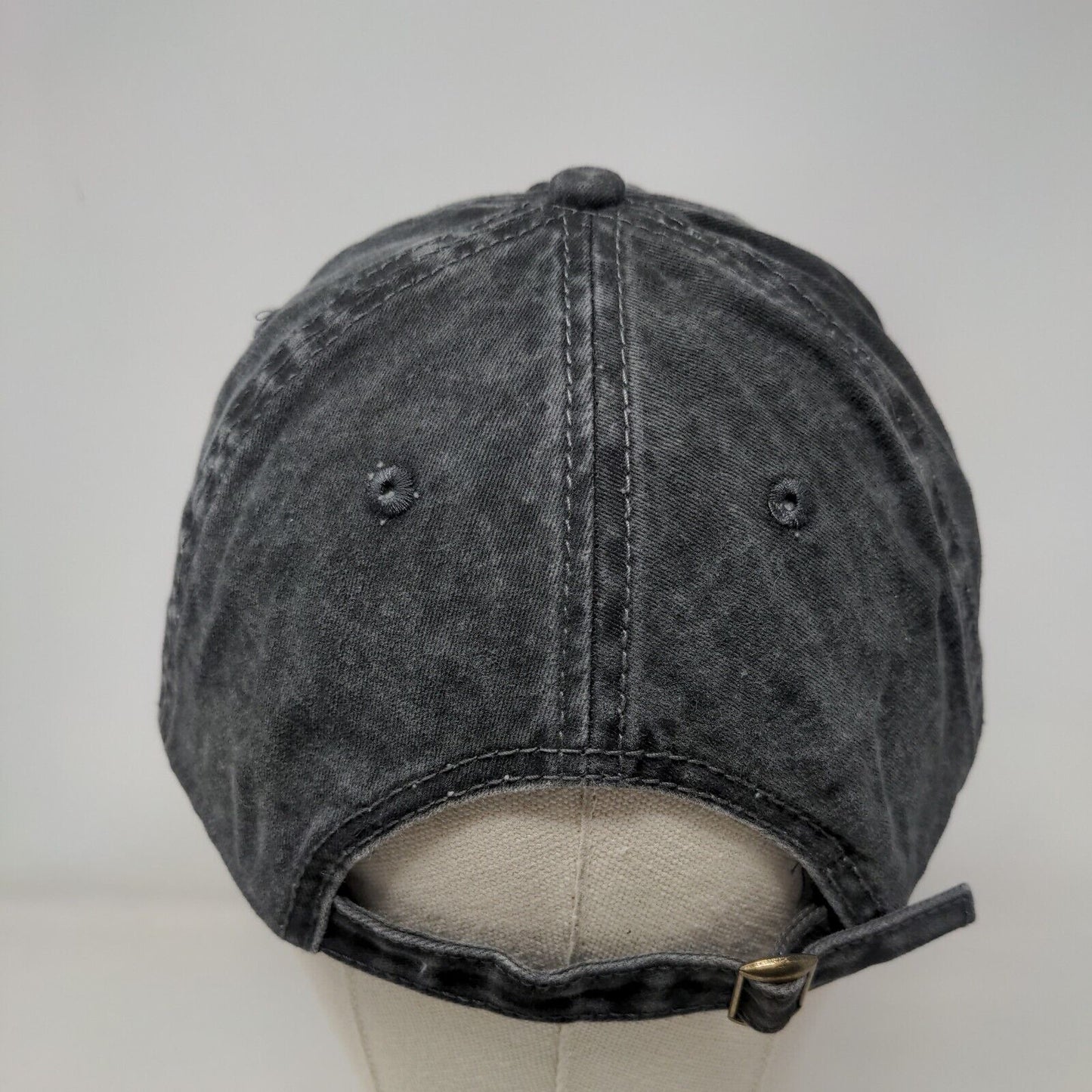 Unbranded Slideback Hat Black OSFM Solid 6 Panel Adjustable Blank
