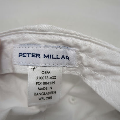 Peter Millar Baseball Cap White One Size 126th US Open Shinnecock Hills USGA Hat