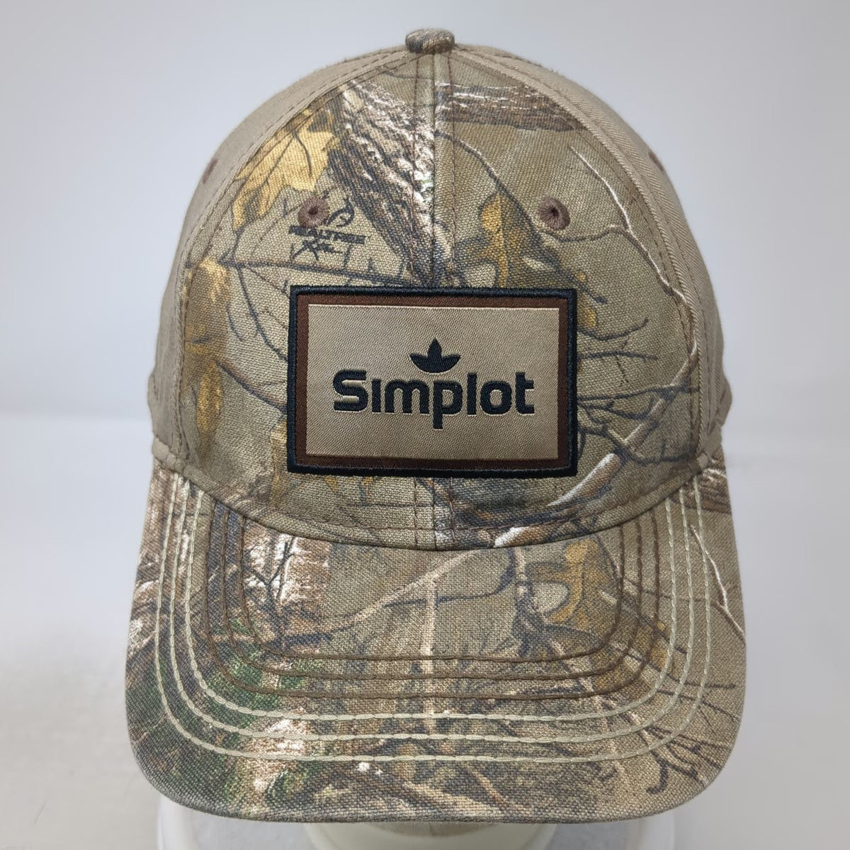 Outdoor Cap Baseball Cap Brown Realtree Xtra Camo Simplot Logo One Size Work Hat