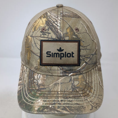 Outdoor Cap Baseball Cap Brown Realtree Xtra Camo Simplot Logo One Size Work Hat