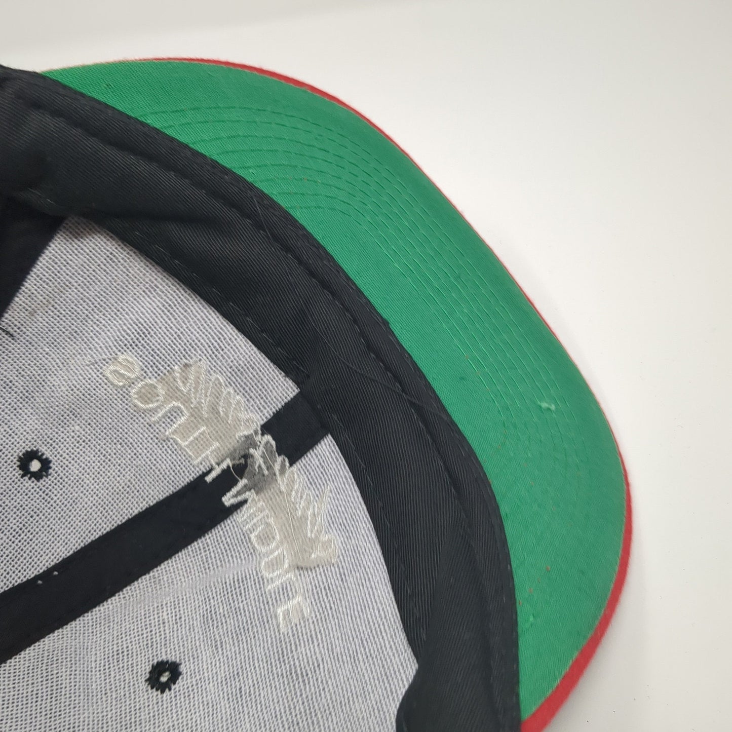 South Middle Mustangs Snapback Hat Black One Size Colorblock Otto