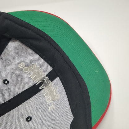 South Middle Mustangs Snapback Hat Black One Size Colorblock Otto