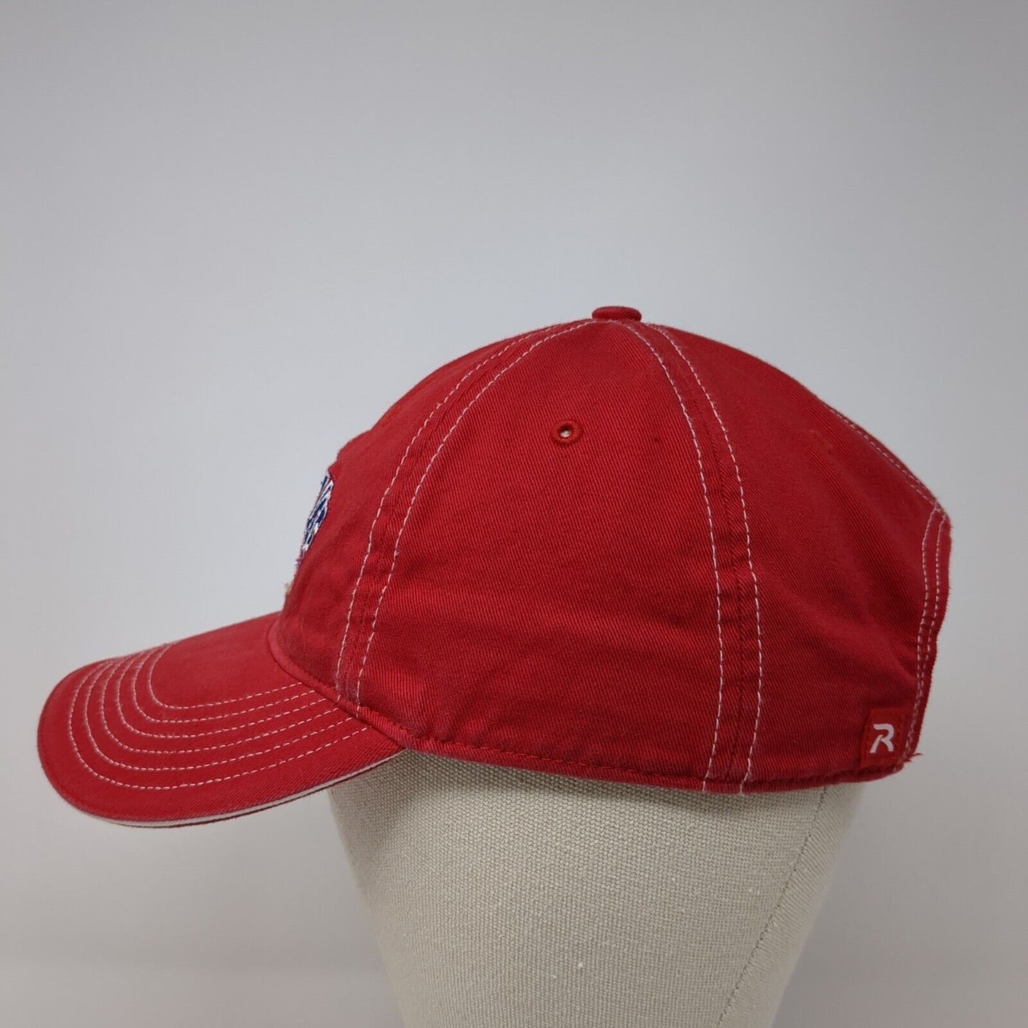 Skinners Rockhouse Coffee Strapback Hat Red M/L Adjustable 6 Panel Richardson