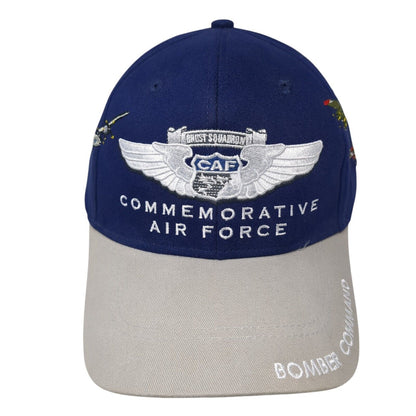 Commemorative Air Force Strapback Hat Blue One Size Bomber Command
