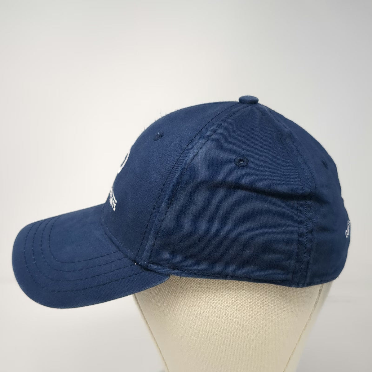 C.A.P. Brands Baseball Cap Blue M Cumberland Perry AVTS Stretch Fit Hat Logo CP