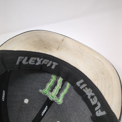 Monster Energy Fitted Hat Multicolor S-M Embroidered Flexfit 6 Panel