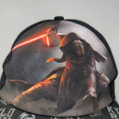Star Wars Boys Snapback Hat Black OS Kylo Ren Embroidered & Graphic Logos