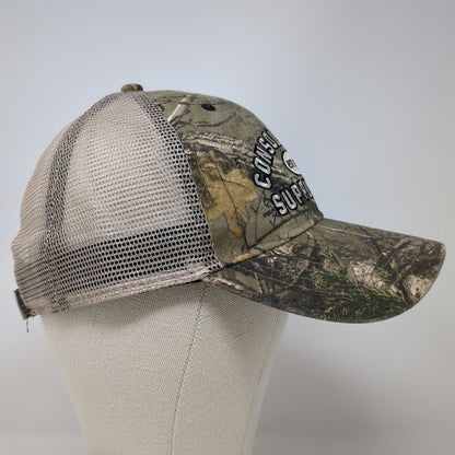 Consolidated Supply Co Baseball Cap Green One Size Camo Mesh Northwest Trade Hat
