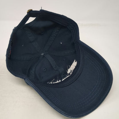 Cap America Baseball Cap Blue One Size Aria Jefferson Health Hat Slideback Logo