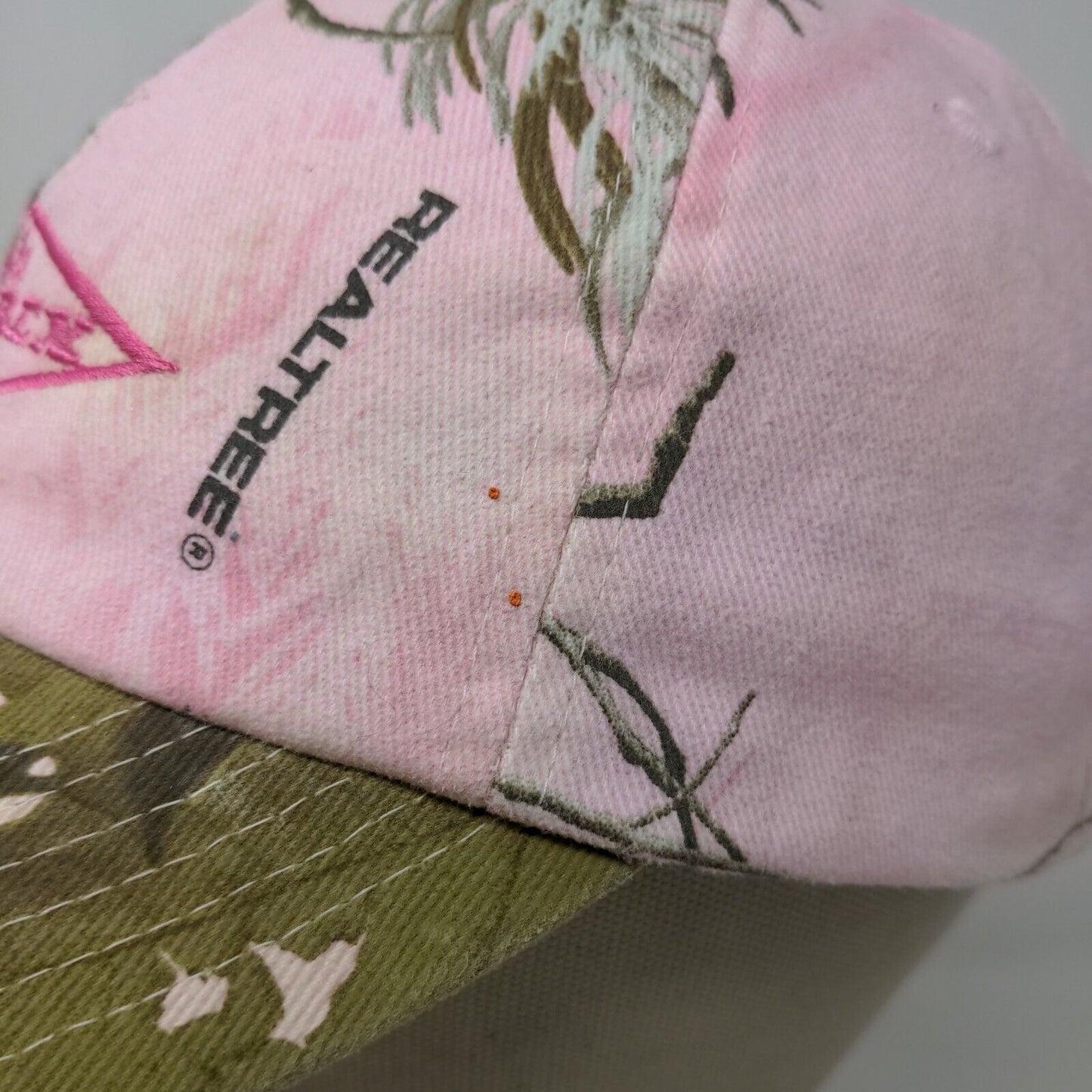 Kati Women's Strapback Hat Pink Camo Size OSFA Embroidered Amerex Logo