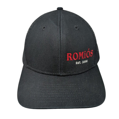 Romio's Est. 2006 Snapback Trucker Hat Black OSFA Mesh Back Adjustable