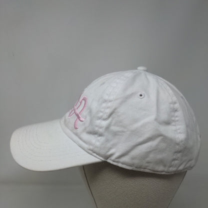 Newhattan Slideback Hat White OSFA Embroidered Logo Adjustable