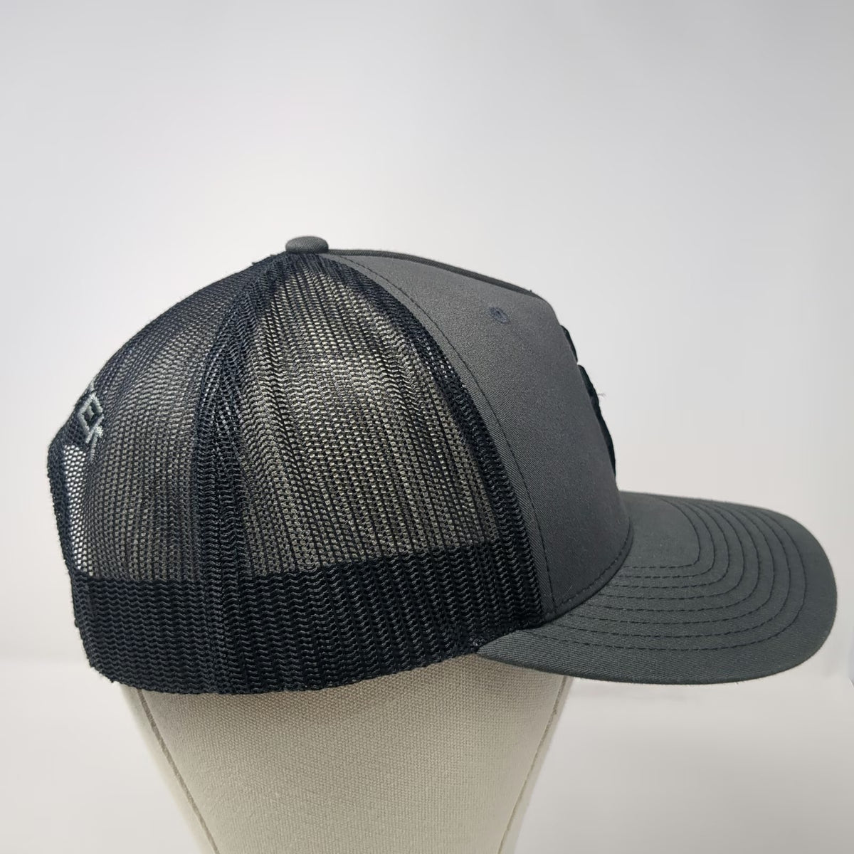 Richardson Trucker Hat Gray One Size Kryptek Spartan Helmet Mesh Snapback