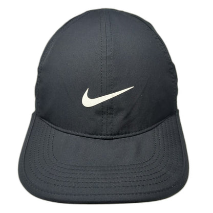Nike Baseball Cap Black L Dri-FIT Adjustable Swoosh Performance Lightweight Hat
