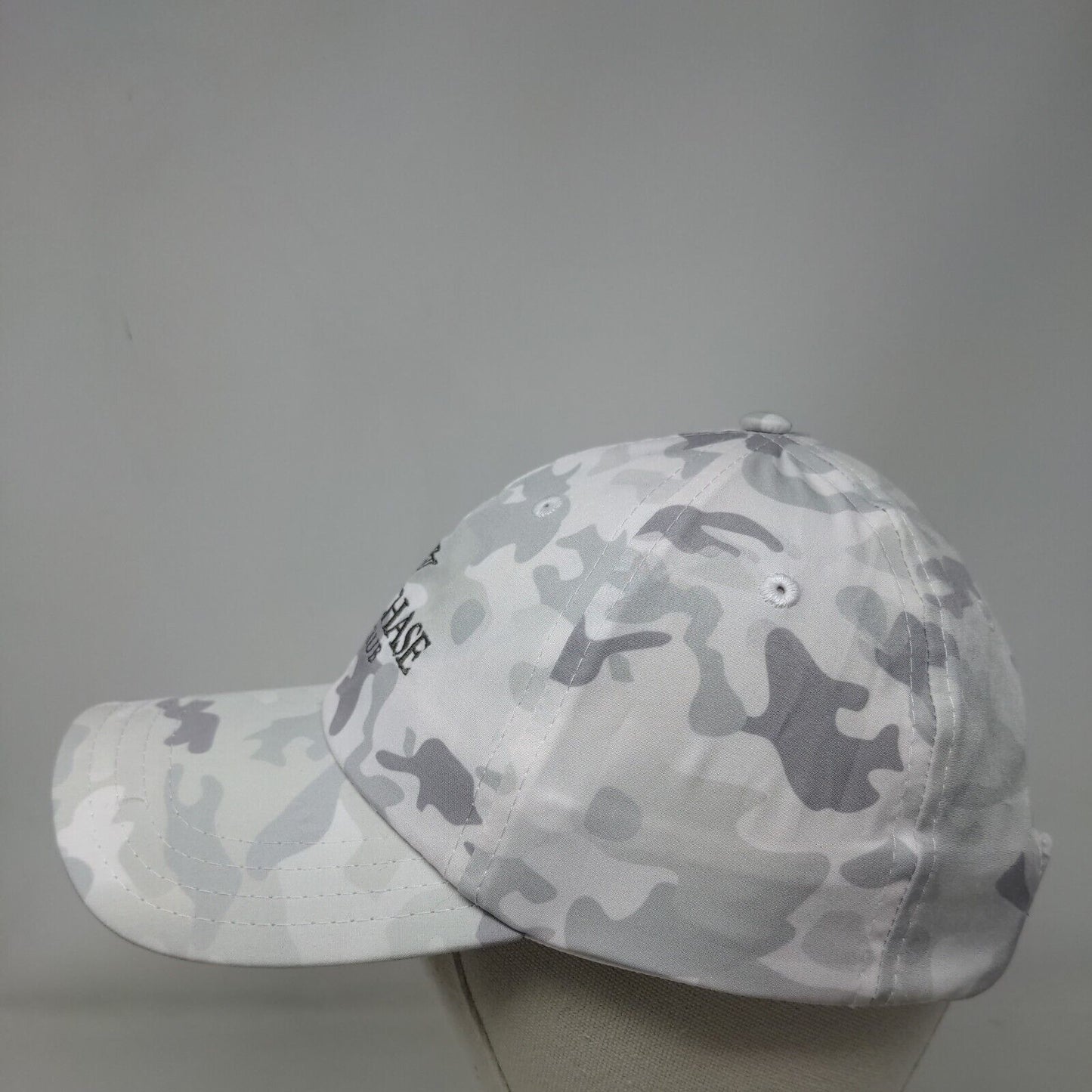 West Chase Golf Club Strapback Hat Gray Camouflage One Size Embroidered Pukka