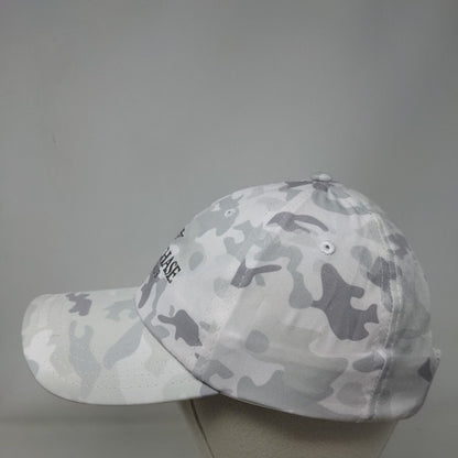 West Chase Golf Club Strapback Hat Gray Camouflage One Size Embroidered Pukka
