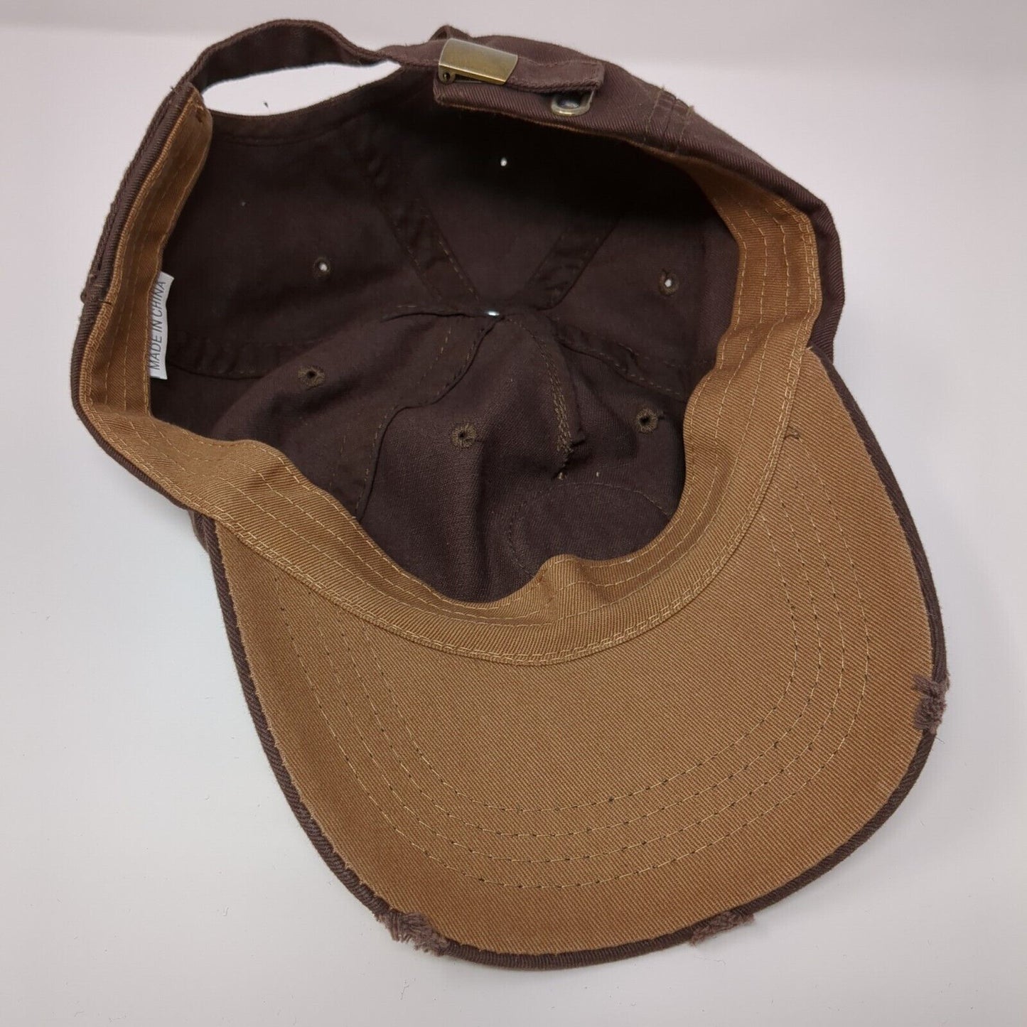 Yarguera Estate Tobacco Patch Slideback Hat Brown OSFA Adjustable