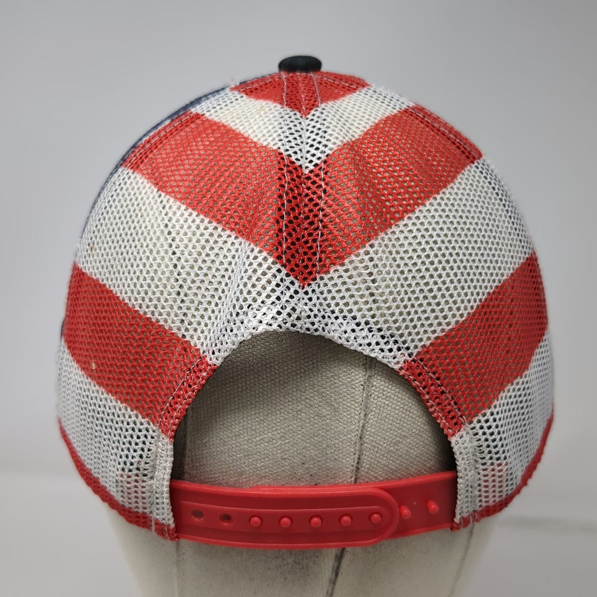 Kati Trucker Hat Black One Size US Flag Renewal by Andersen Snapback Mesh Back