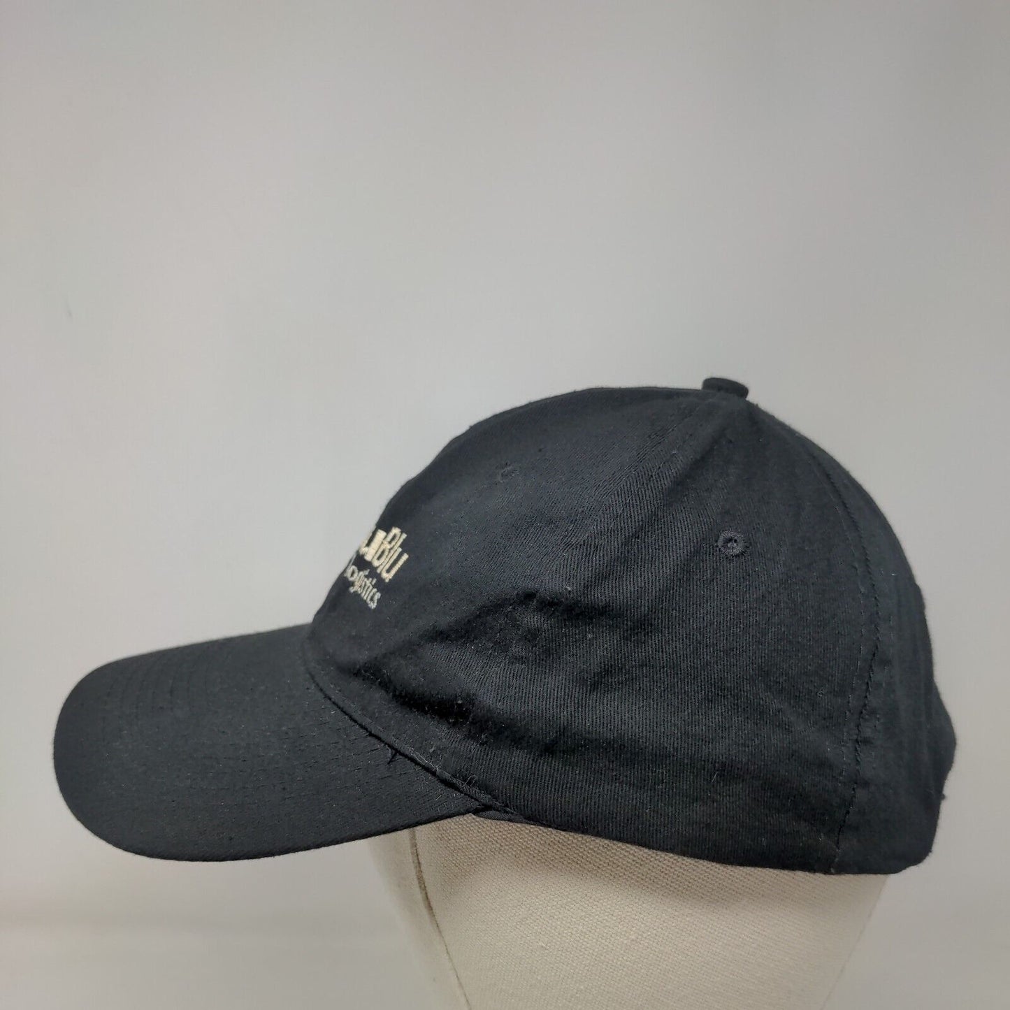 TruBlu Logistics Strapback Hat Black OSFA Embroidered 6 Panel Hit Wear