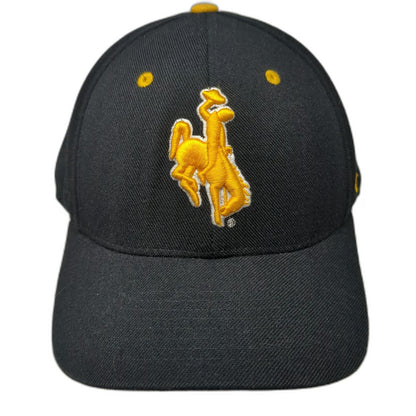 Wyoming Cowboys NCAA Zephyr Baseball Cap Black 7 5/8 Bronco Logo Wool Blend Hat