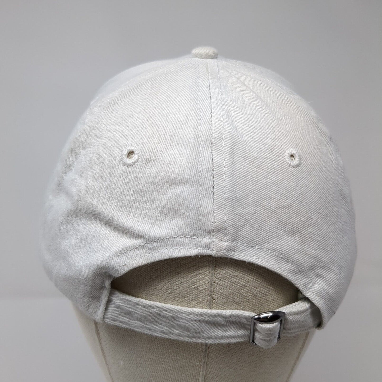 208EN LLC Est. 2021 Slideback Hat White OSFA Adjustable Solid Outdoor