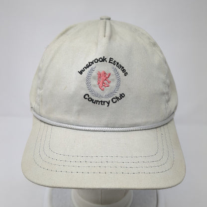 Lansbrook Estates Country Club Slideback Rope Hat Gray One Size Duckster