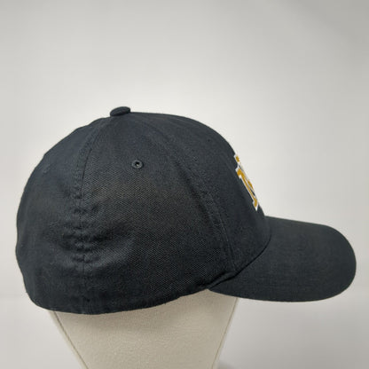 Richardson Pro 185 Fitted Baseball Cap Black XL Lightweight Embroidered 6 Panel