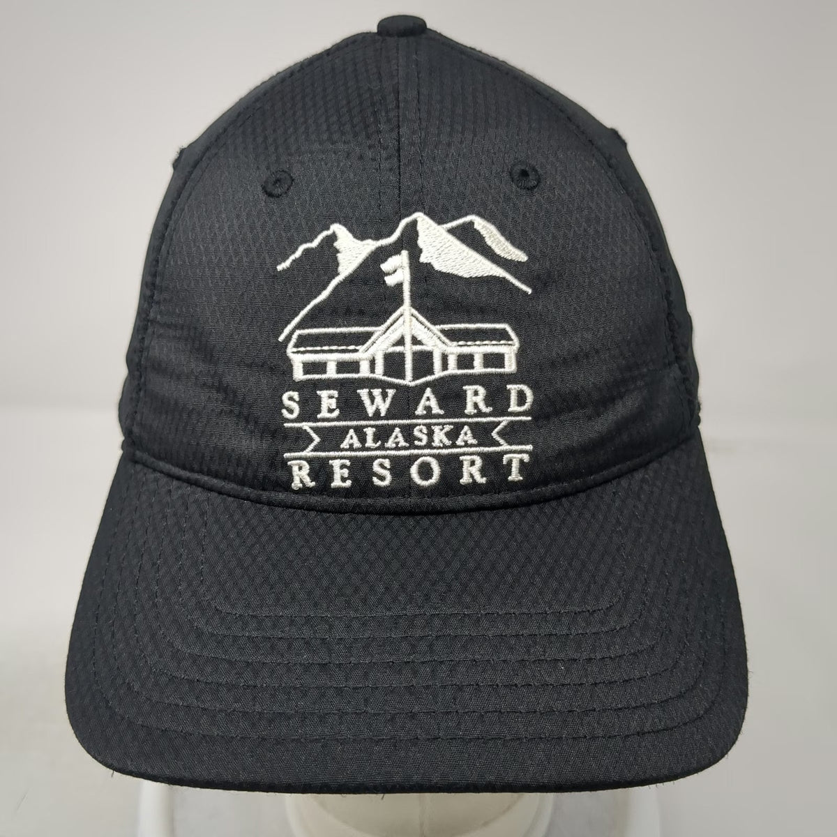 Under Armour Baseball Cap Black One Size Seward Alaska Resort Slideback Hat
