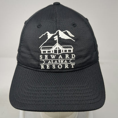 Under Armour Baseball Cap Black One Size Seward Alaska Resort Slideback Hat
