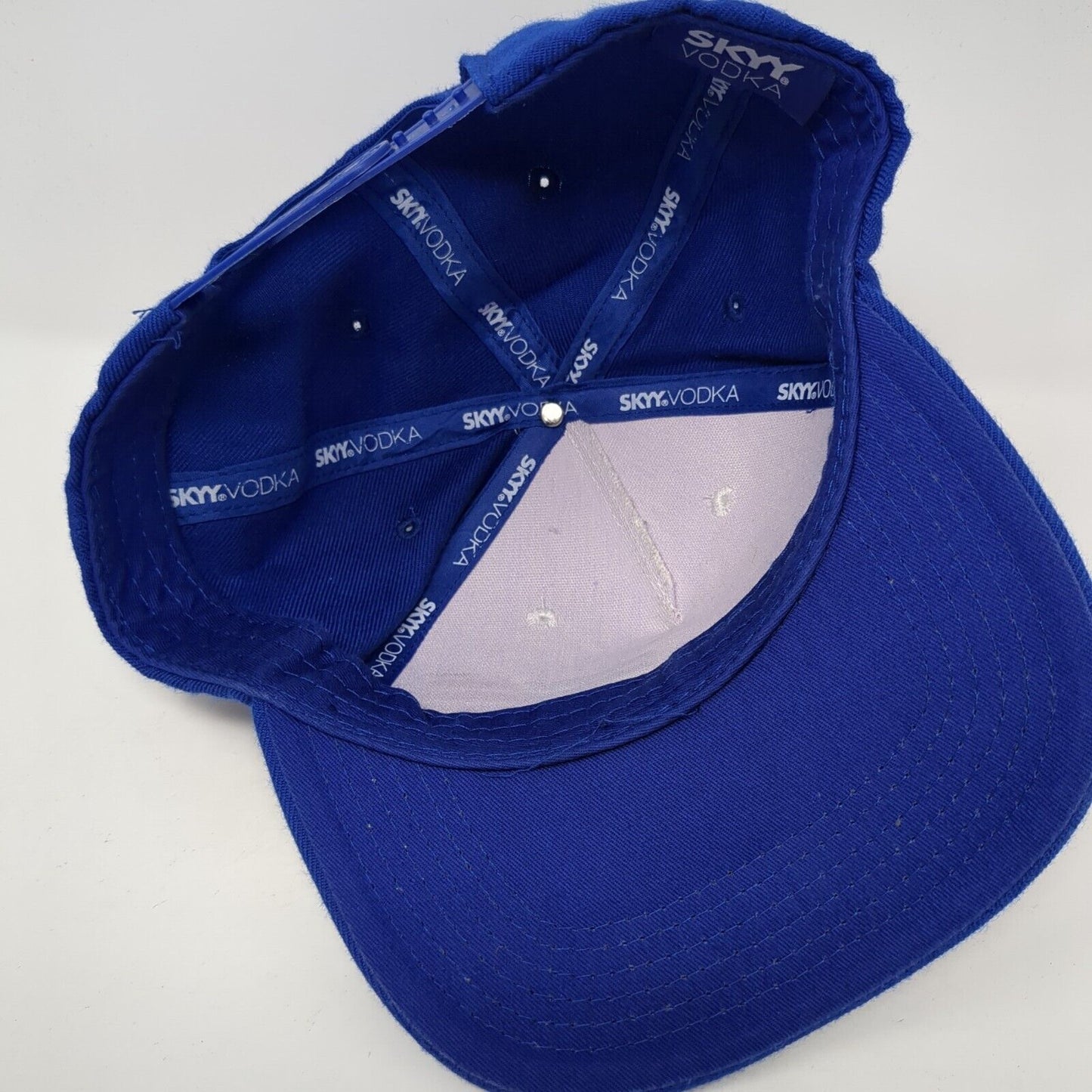 Proudly American Skyy Vodka Snapback Hat Blue OS Adjustable Patriotic 6 Panel