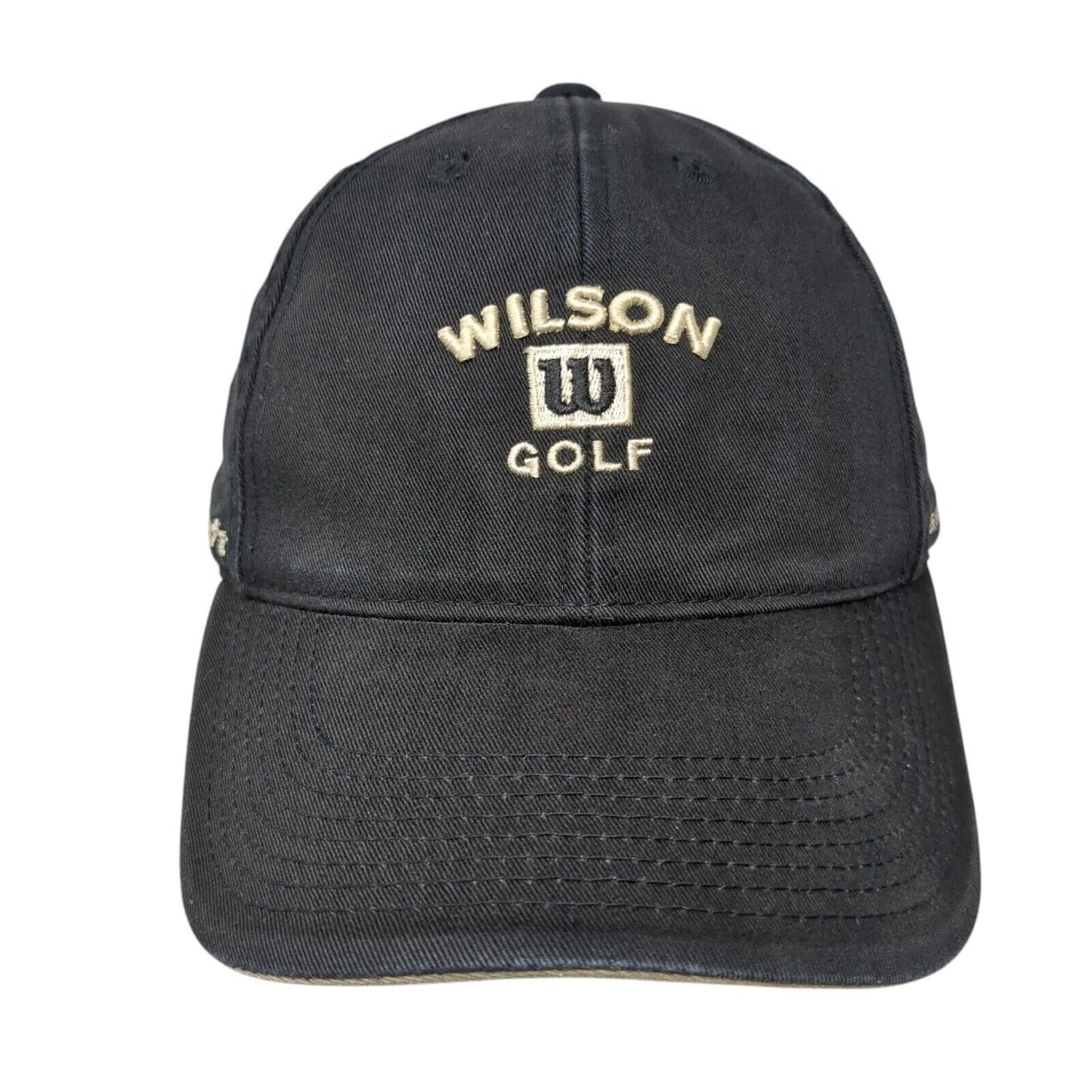 Wilson Golf Advisory Staff Slideback Hat Black One Size Embroidered